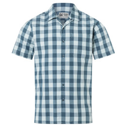 Мъжка риза Marmot Muir Camp Novelty SS синьо/бял