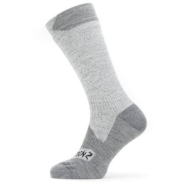 Водоустойчиви чорапи SealSkinz Raynham светло сив Grey/Grey Marl