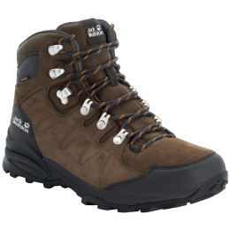 Мъжки обувки Jack Wolfskin Refugio Texapore Mid M кафяв Brown/Phantom