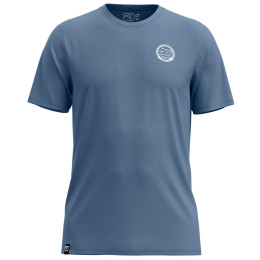 Мъжка тениска Ortovox 185 Merino Mtn Badge T-Shirt син Light Nunatak