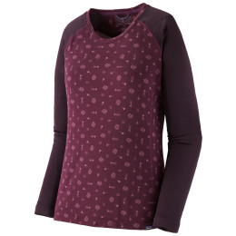 Дамска функционална блуза Patagonia Cap Midweight Crew лилав
