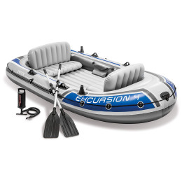 Надуваема лодка Intex Excursion 4 Boat Set 68324NP
