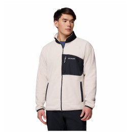 Мъжки суитшърт Columbia Fast Trek™ Overlay Full Zip бежов Dark Stone, Black