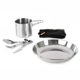 Комплект за храна GSI Outdoors Glacier Stainless 1 Person Set