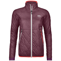 Дамско яке Ortovox Swisswool Piz Vial Jacket W червен Winetasting