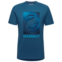 Мъжка тениска Mammut Trovat T-Shirt Men Mammut син Deep Ice