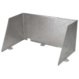 Противоветрен параван Crespo P/258 Windbreak сребърен