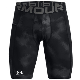 Функционално мъжко долно бельо Under Armour HG Armour Printed Lg Sts черен/сив Black/White