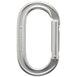 Карабинер Black Diamond Oval Keylock сребърен Polished