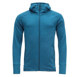 Мъжки суичър Devold Nibba Man Jacket W/Hood син