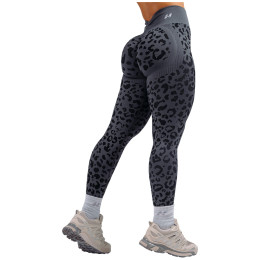 Дамски клин Nebbia Push-Up Compression Leopard Leggings Primal черен BLACK LEOPARD