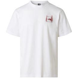 Мъжка тениска The North Face Camping Relaxed Short Sleeve Tee-Graph бял TNF WHITE