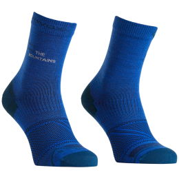 Мъжки мериносови чорапи Ortovox Alpine Light Comp Mid Socks M светло син Blue Note