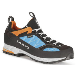 Мъжки туристически обувки Aku Tengu Low GTX син Turquoise/Orange