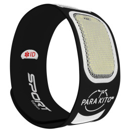 Репелент Para'Kito Спортна гривна срещу комари черен Black