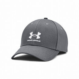 Шапка с козирка Under Armour Branded Lockup Adj сив/бял PitchGray/White