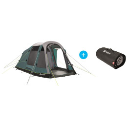 Надуваема палатка  Outwell Rosedale 4PA + koberec зелен Green