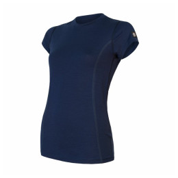 Дамска функционална тениска Sensor Merino Active Deep Blue син