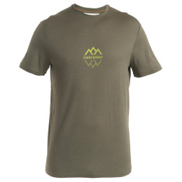 Мъжка тениска Icebreaker Men Merino 150 Tech Lite III SS Tee Icebreaker Logo Reflections зелен Loden