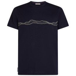 Мъжка тениска Icebreaker Men Merino 150 Tech Lite SS Tee Mountain Pulse тъмно син Midnight Navy