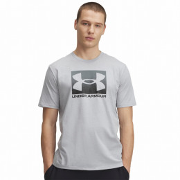 Мъжка тениска Under Armour M Boxed Sports Updated Ss сив ModGrayLightHeather/Black