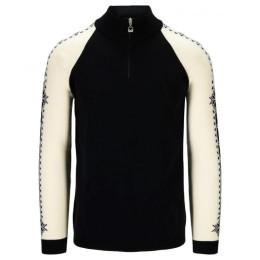 Мъжки пуловер Dale of Norway Geilo Masc Sweater черен/бял Black Offwhite