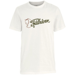 Мъжка тениска Fjällräven Archive Logo T-Shirt M бял Eggshell
