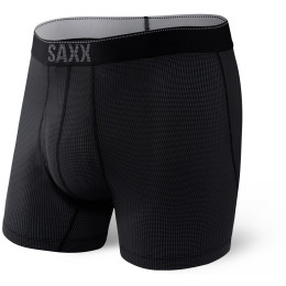 Боксерки Saxx Quest Boxer Brief Fly черен BlackIi