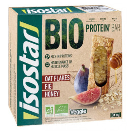 Енергийни блокчета Isostar BIO proteinové tyčinky fíky/med 3x30g