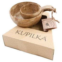 Купа и чиния Kupilka Kuksa 55 + 21 Set кафяв Brown