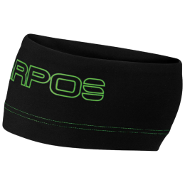 Лента за глава Karpos Alagna Headband черен/зелен Black Green Fluo