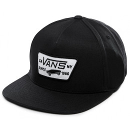 Детска шапка с козирка Vans By Full Patch Snapba черен True Black