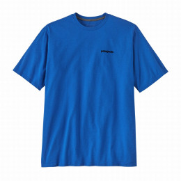 Мъжка тениска Patagonia P-6 Logo Responsibili Tee син P-6 Outline: Vessel Blue