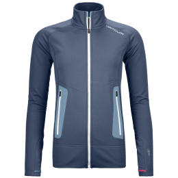 Дамски суичър Ortovox W's Fleece Light Jacket тъмно син NightBlue
