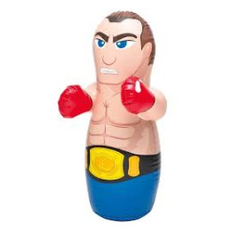 Надуваемо човече Intex 3-D Bop Bags 44672NP син