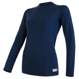 Дамска функционална блуза с дълъг ръкав Sensor Merino DF тъмно син deep blue