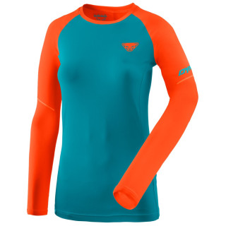 Дамска тениска Dynafit Alpine Pro W L/S Tee син/оранжев