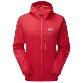 Дамско яко Mountain Equipment Aerofoil Full zip Wmns Jacket червен MeCapsicumRed