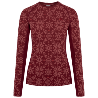 Дамска функционална блуза Kari Traa Edith Long Sleeve червен ROUGE