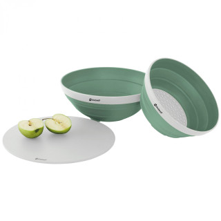 Комплект купа с гевгир Outwell Collaps Bowl & Colander Set тъмно зелен