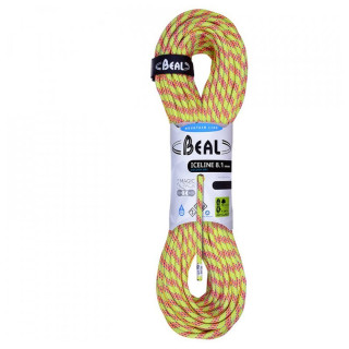 Въже за алпинизъм Beal Ice Line 8,1 mm (60 m) зелен