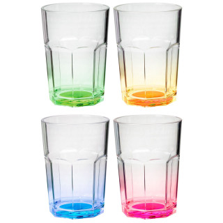 Комплект чаши Brunner Octoglass Color Set син/лилав