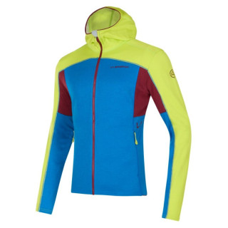 Мъжки суитшърт La Sportiva Cosmic Hoody M светло син Electric Blue/Lime Punch