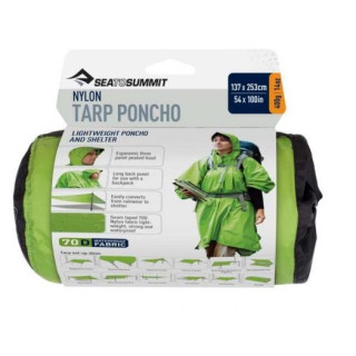 Пончо Sea to Summit 70D Tarp Poncho зелен Green