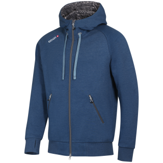 Мъжки суитшърт Ocún Hoddie Zipper Men син Blue Opal / Excalibur