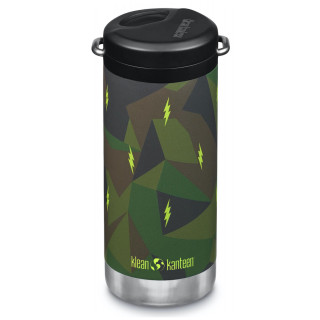 Термо бутилка Klean Kanteen TK Wide 12 oz зелен