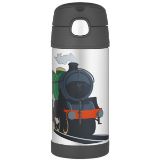 Детски термос Thermos Funtainer Vlak черен Train