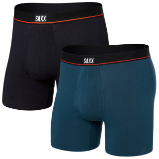 Боксерки Saxx Non-Stop Stretch Cotton Bb Fly 2Pk син/черен deep navy/black