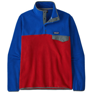 Мъжки суитшърт Patagonia Synch Snap-T Pullover червен/син