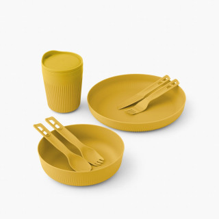 Комплект прибори Sea to Summit Passage Dinnerware Set 1P 7 Piece жълт